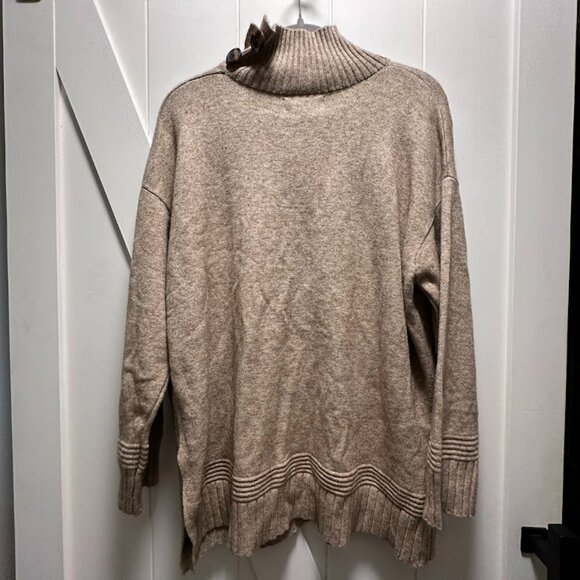 Anthropologie Plus Beige Sweater, Size 1X - NWT - Picture 3 of 5